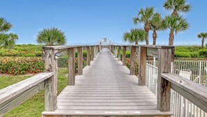 Property grounds - Heated pool, hot tub, and private beach access! (Cape Canaveral)