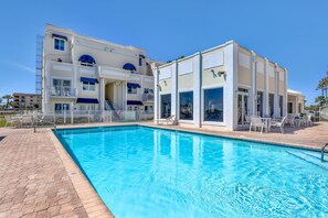Pool - Heated pool, hot tub, and private beach access! (Cape Canaveral)