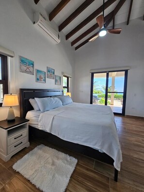 2 bedrooms, in-room safe, iron/ironing board, travel cot