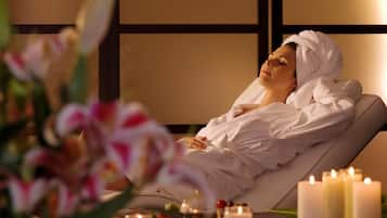 Sauna, steam room, deep-tissue massages, Swedish massages, Thai massages
