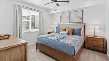 Condo, Multiple Beds, Kitchen (Easy Escape) | 2 bedrooms, individually decorated, individually furnished