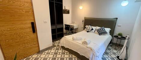 1 sovrum, strykjärn/strykbräda, gratis wi-fi och sängkläder