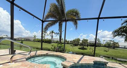 Serenity in luxury... Modern 3-bedroom house with large heated saltwater pool