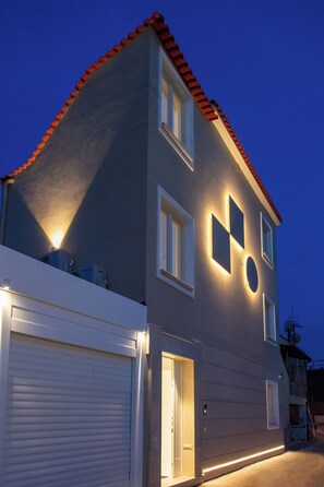 Front of property - evening/night