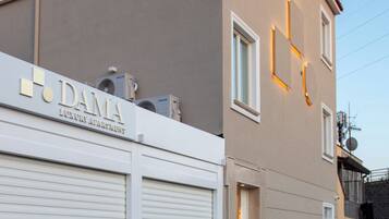 Fassade der Unterkunft