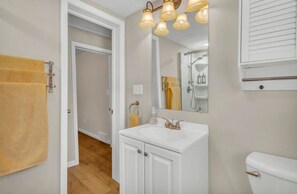 Towels, soap, toilet paper