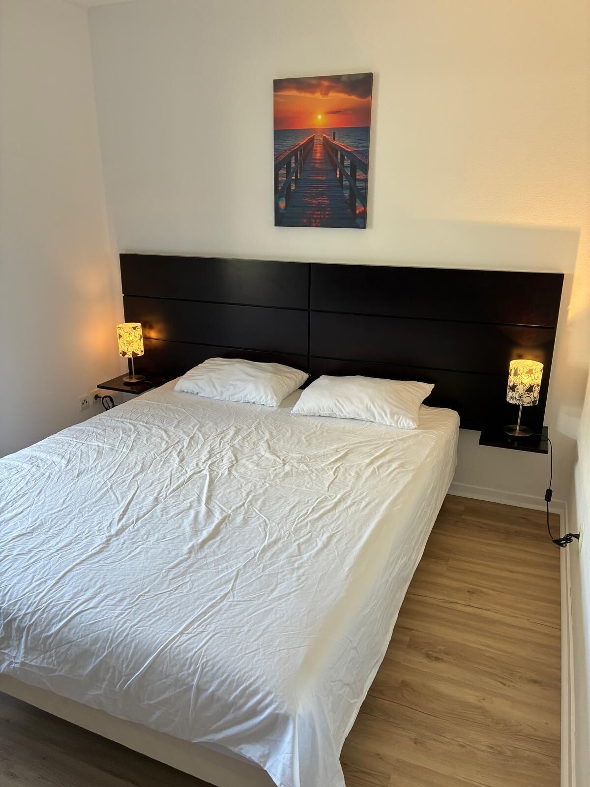 1 bedroom, iron/ironing board, bed sheets