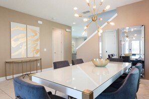 Dining - Last Minute Disney! Private Pool, Hot Tub & Themed Bedrooms. Book Now! #91365 (Orlando)