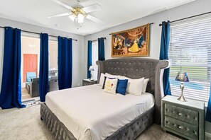 5 bedrooms, iron/ironing board, WiFi, bed sheets