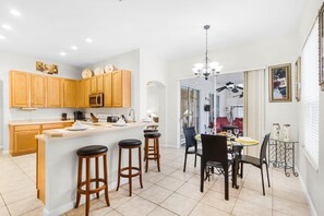 Dining - Last Minute Disney! Private Pool, Hot Tub, Game Room & Themed Bedrooms. Book Now! #116221 (Orlando)
