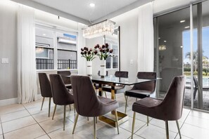 Dining - Last Minute Disney! Private Pool, Hot Tub, Game Room & Themed Bedrooms. Book Now! #72149 (Orlando)