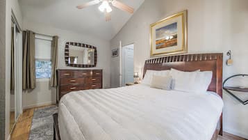 Blackout curtains, iron/ironing board, free WiFi