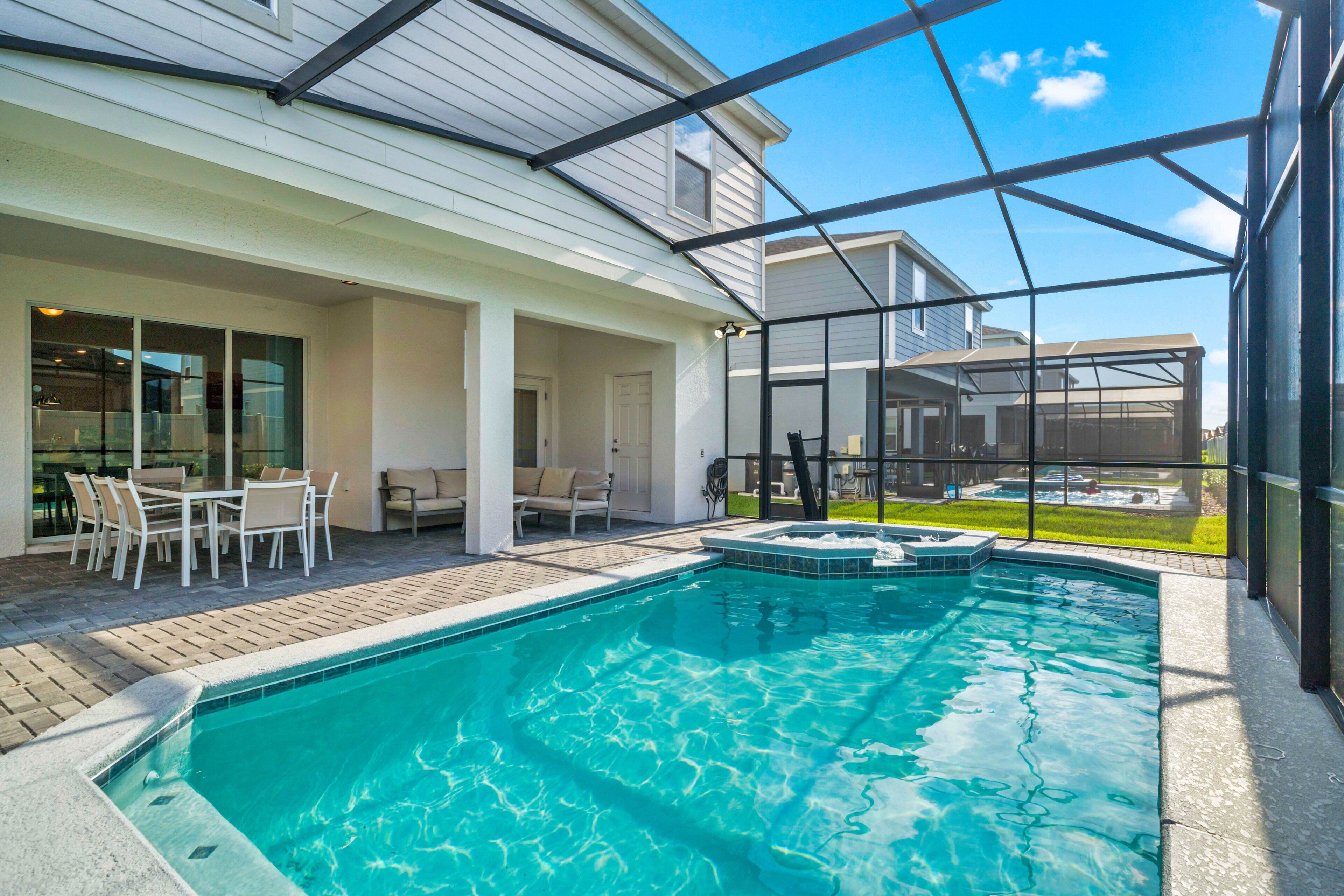 Una piscina climatizada