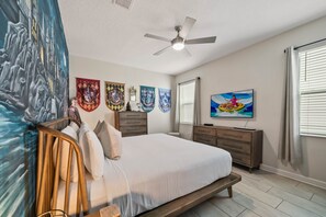 7 bedrooms, iron/ironing board, WiFi, bed sheets