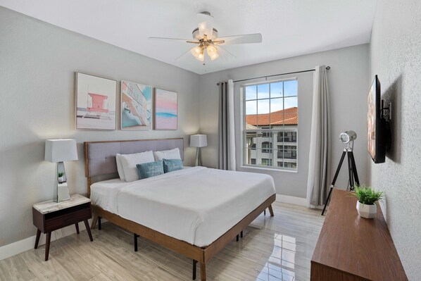 3 bedrooms, iron/ironing board, WiFi, bed sheets