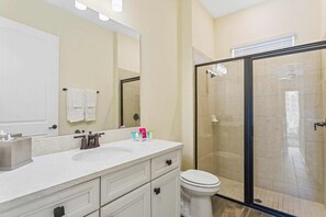 Hair dryer, towels