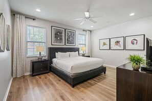 9 bedrooms, iron/ironing board, WiFi, bed sheets