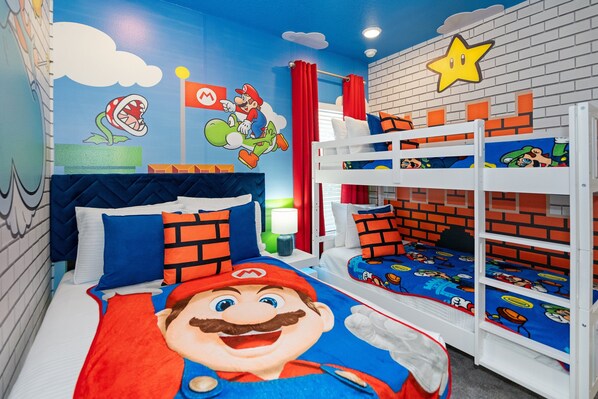 5 bedrooms, iron/ironing board, WiFi, bed sheets