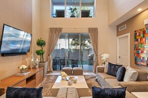 Living area - Last Minute Disney Getaway! Modern Townhome with Themed Bedrooms. Book Now! #150833 (Orlando)