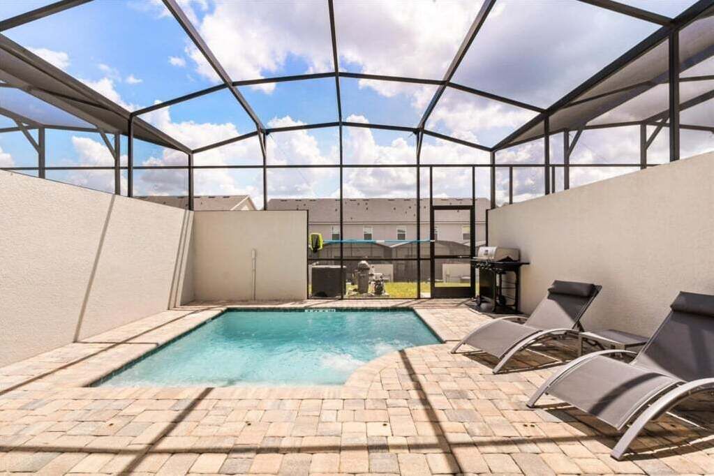 Una piscina climatizada