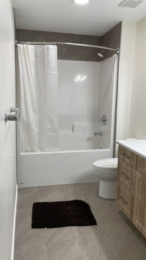 Hair dryer, towels, soap, toilet paper - Two Bedroom House (Basement suite) with private entrance. (Edmonton)