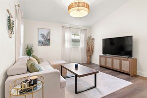 Fernseher, Kamin
