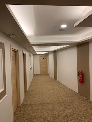 Handrails in hallways