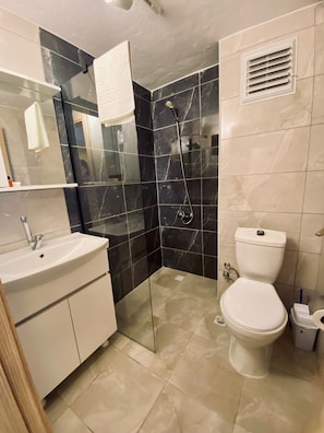 Classic Room, City View | Bathroom | Shower, free toiletries, hair dryer, towels