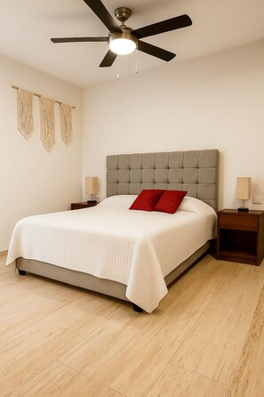 1 bedroom, iron/ironing board, Internet, bed sheets