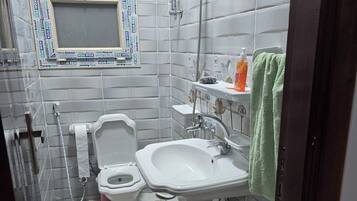 Handdoeken, zeep, toiletpapier