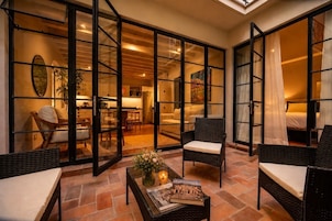 Appartement supérieur, 2 chambres, cuisine | Vue de la chambre