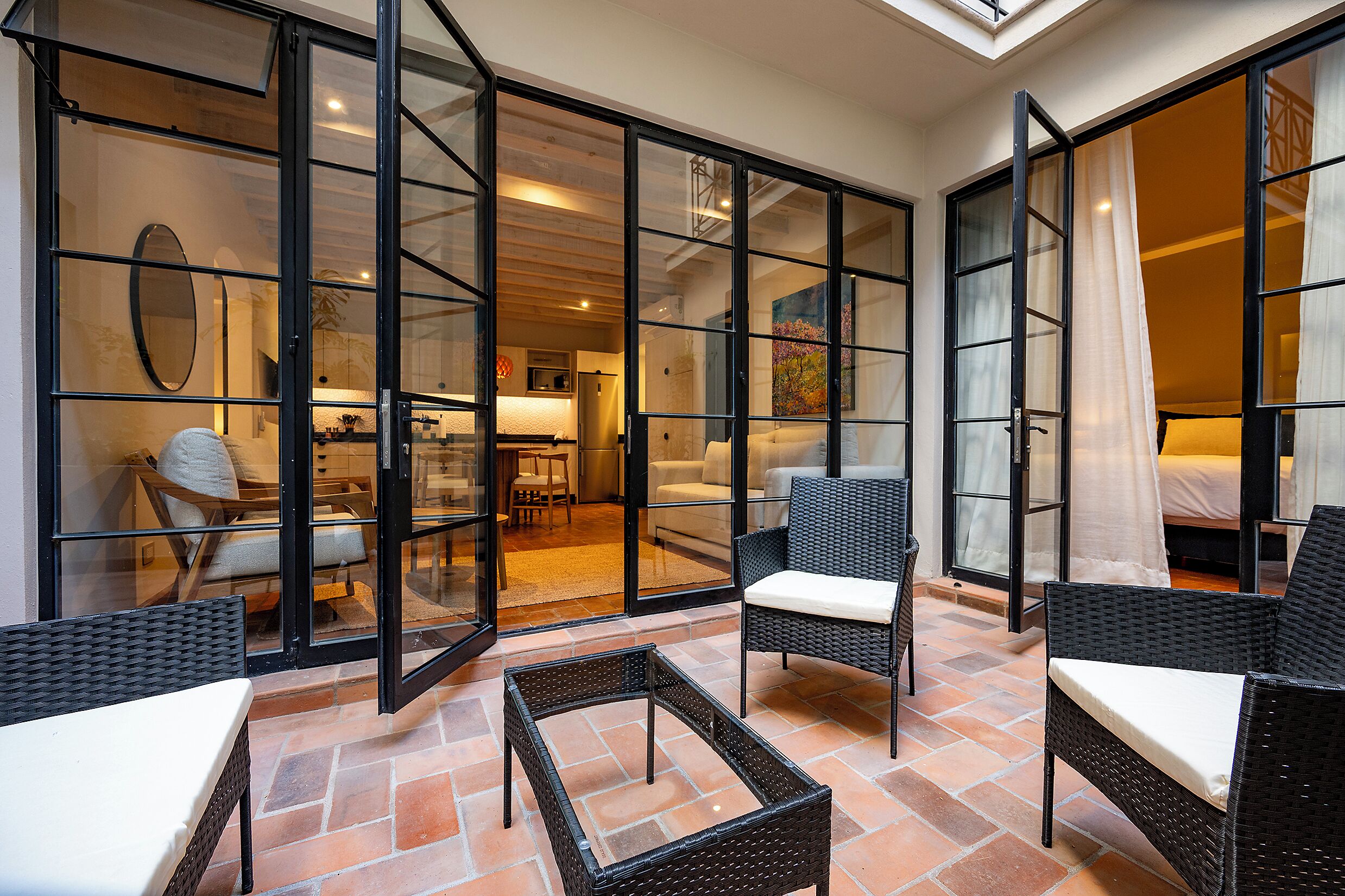 Departamento familiar, 2 habitaciones, cocina | Terraza o patio