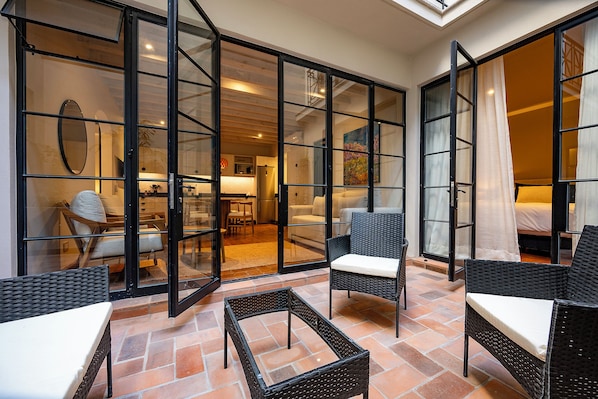 Family Apartment, 2 Bedrooms, Kitchen | Terrace/patio