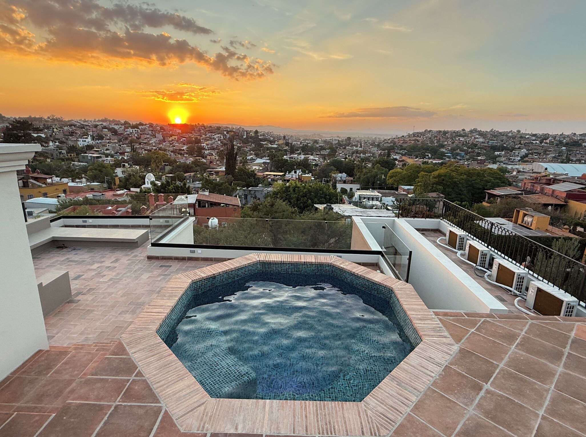 Alberca en la azotea