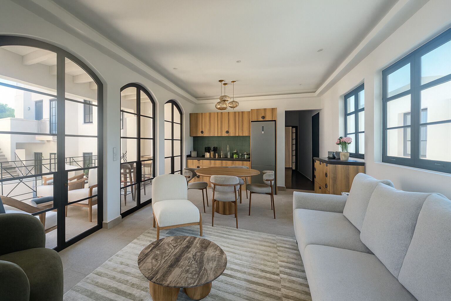 Premium Apartment, 2 Bedrooms, Balcony, City View | Egyptian cotton sheets, premium bedding, memory-foam beds, in-room safe