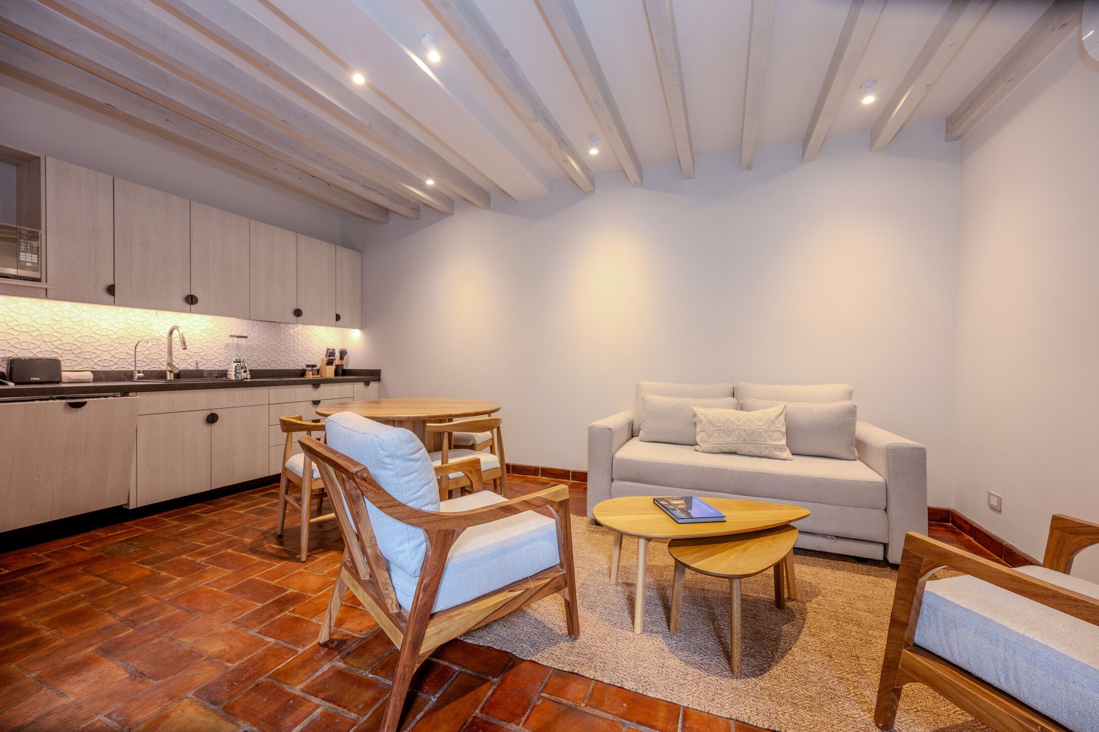 Family Apartment, 2 Bedrooms, Patio, Garden View | Living area | 55-inch Smart TV with digital channels, Netflix, streaming services