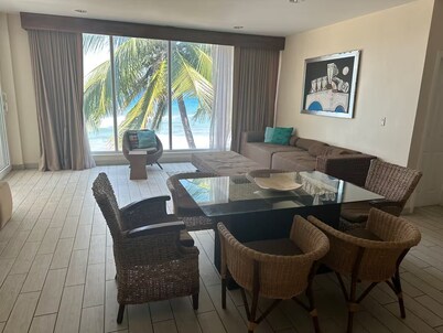 3 Bedroom Beach Front Apartment at Playa Escondida Beach Club