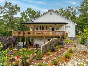 Exterior - Views, Hot Tub & Trails: Modern Ellijay Cottage (Ellijay)