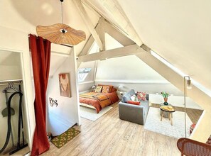 1 bedroom, WiFi, bed sheets - Le Citronnier, cosy and elegant studio (Saint-Brieuc)