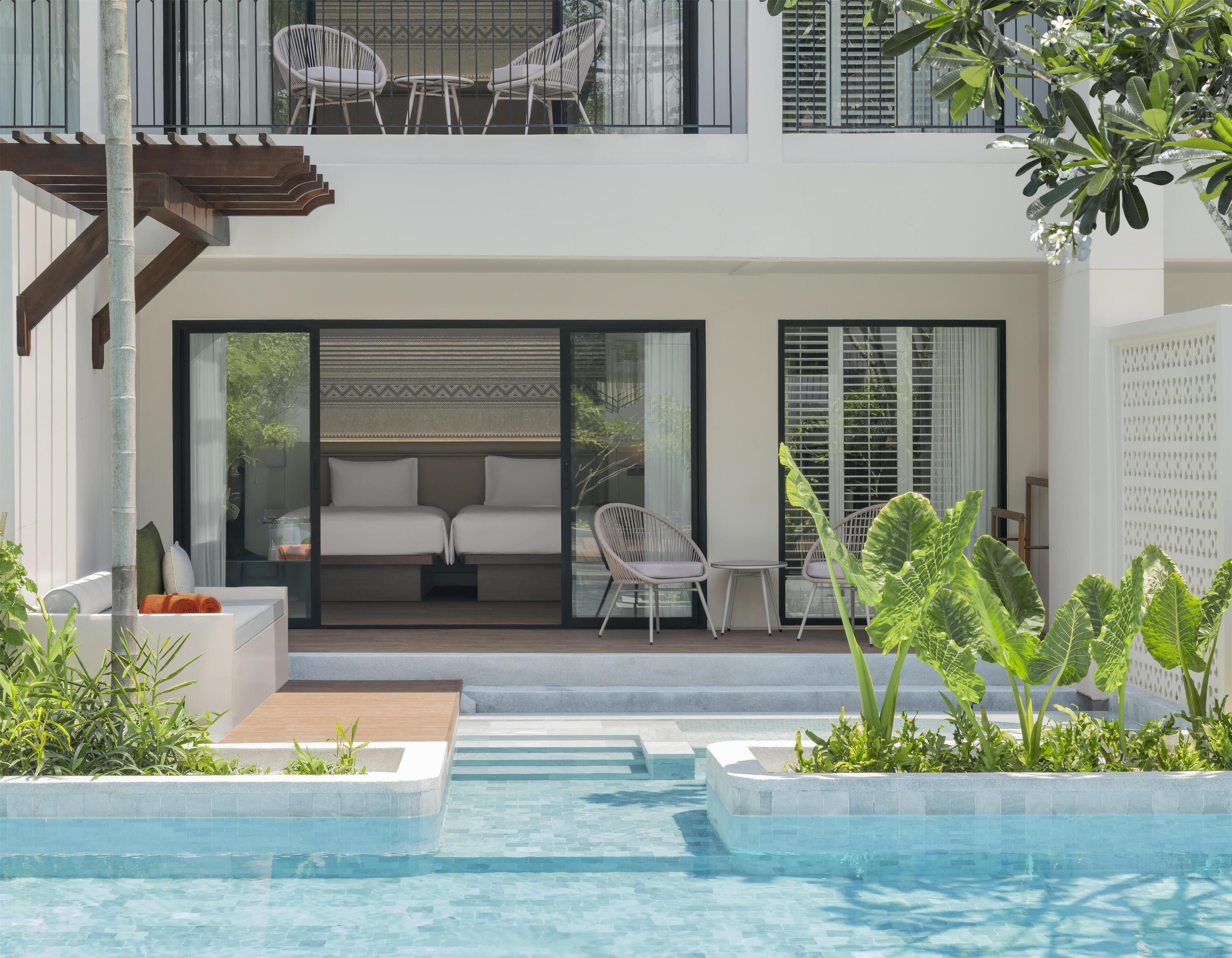 Deluxe Twin Room, Pool Access | View from room