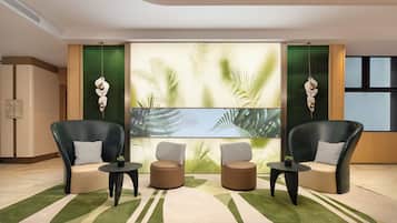 Sala de estar en el lobby