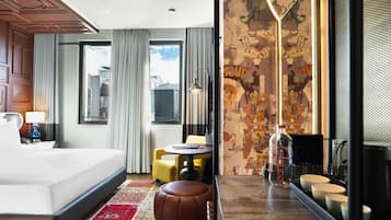 Ropa de cama hipoalergénica y minibar