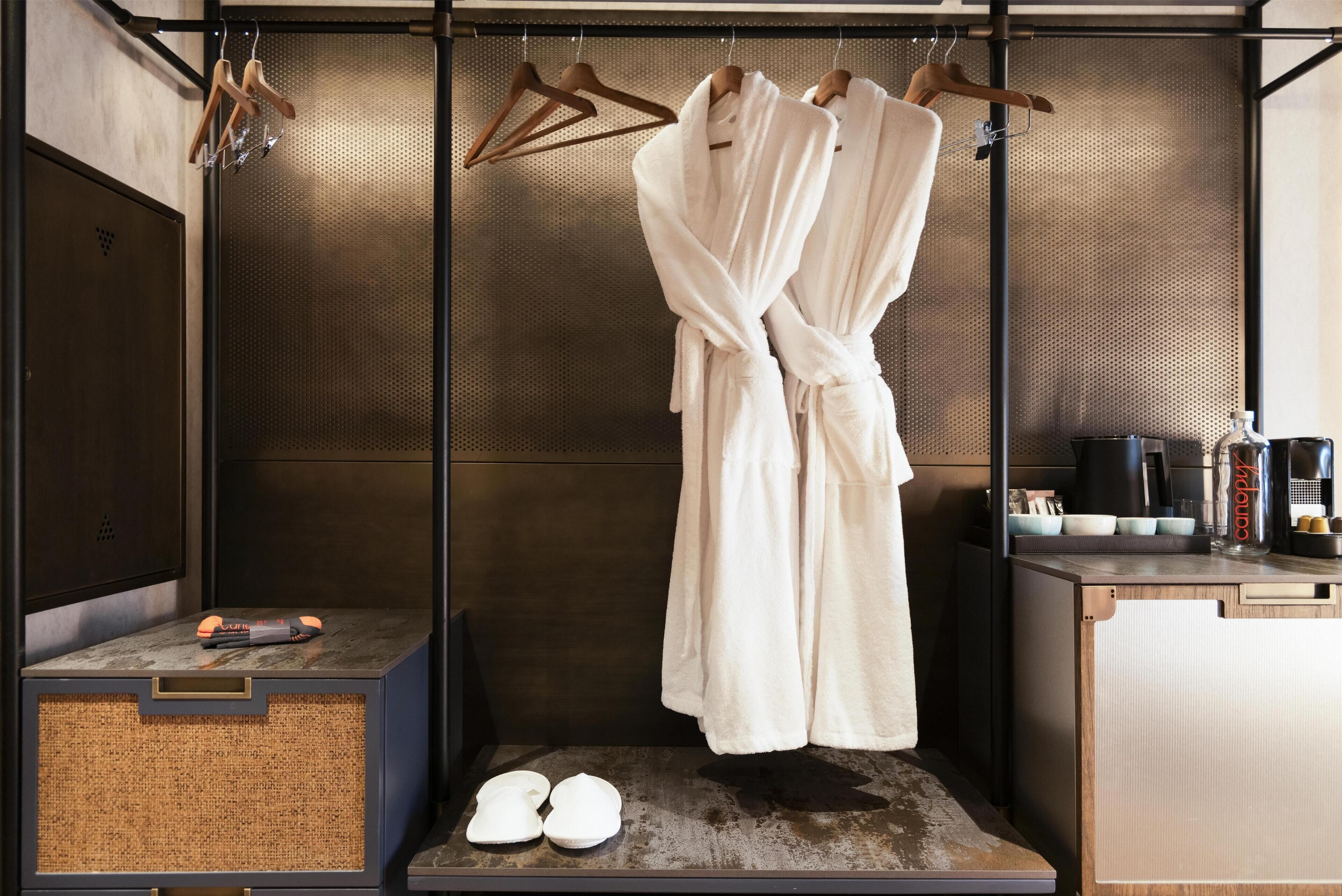 Hypo-allergenic bedding, minibar, in-room safe, laptop workspace