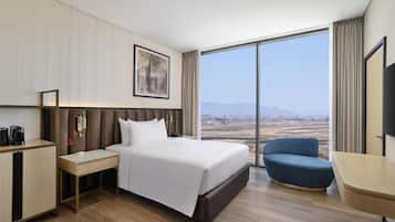 In-room safe, laptop workspace, blackout curtains, iron/ironing board
