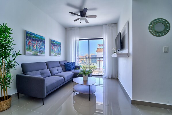 Superior-Apartment | Wohnbereich