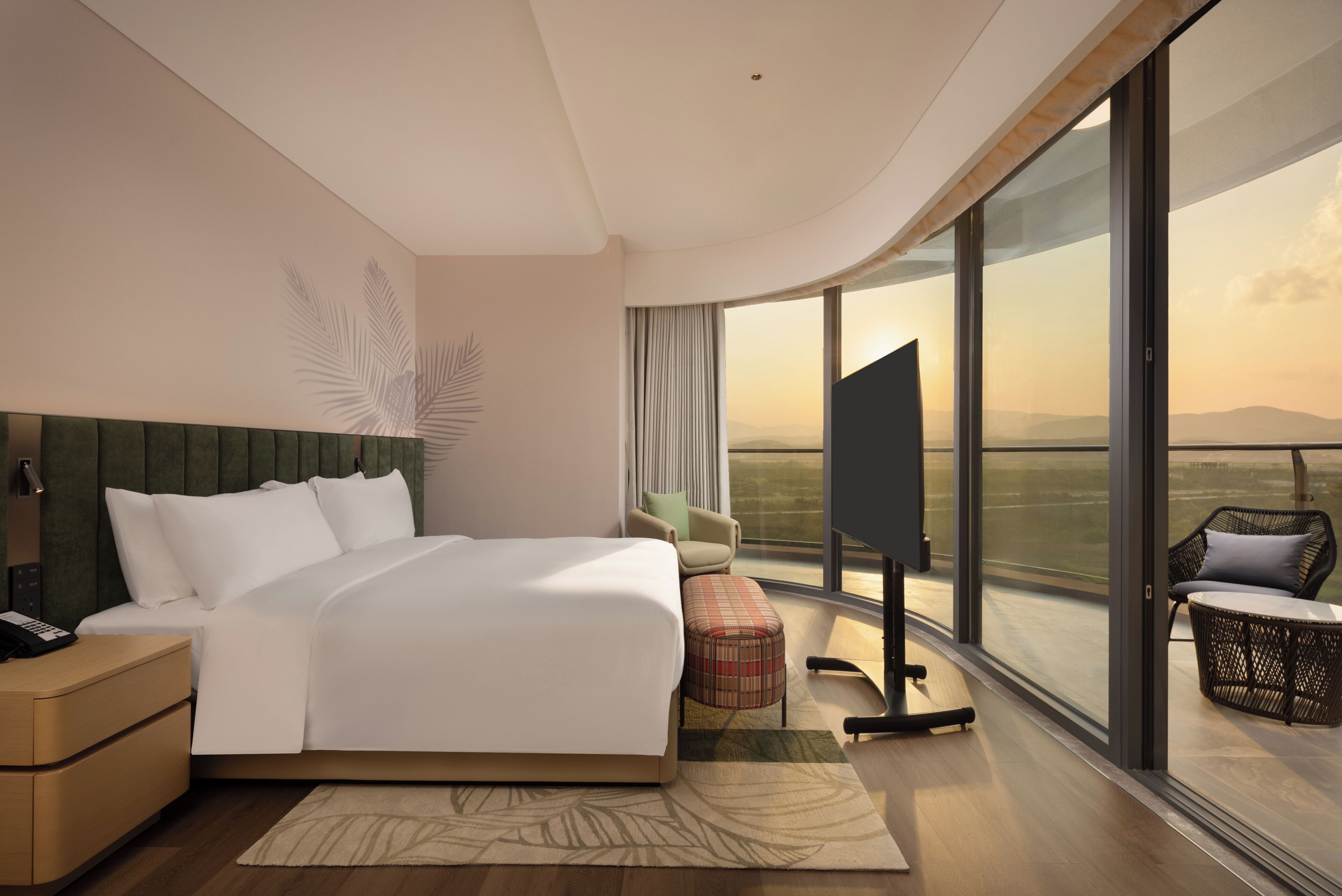 Phòng Suite Deluxe, 1 giường cỡ king | Két bảo mật tại phòng, màn/rèm cản sáng 