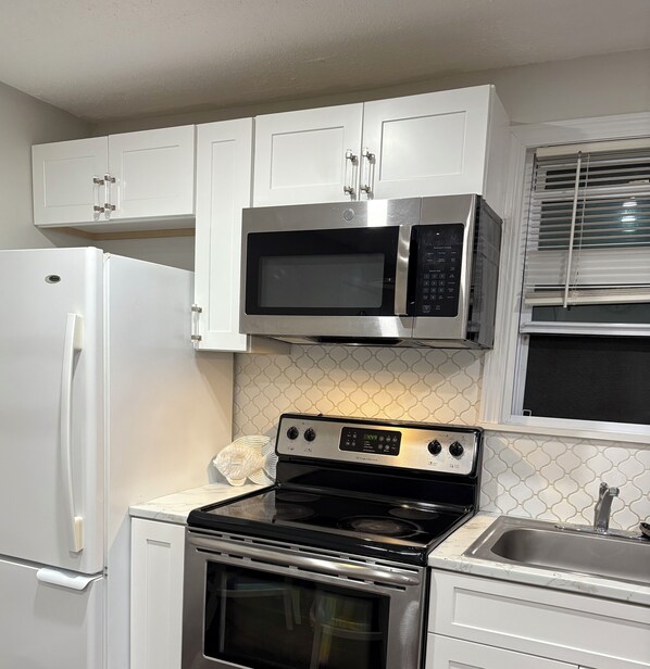 Microwave, oven, stovetop