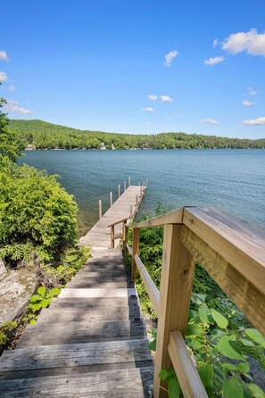 Property grounds - Lake Front Cabin with Private Dock & Amazing Views (New Durham)
