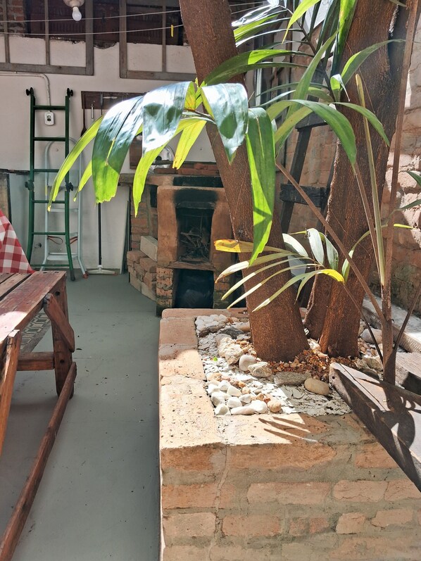 Terrace/patio - Cozy Restored House in Bixiga, between the Historic Center and Av. Paulista (São Paulo)