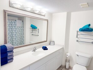 Hair dryer, towels - The Coastal | Ocean Views | 12th Floor Studio (Daytona Beach)